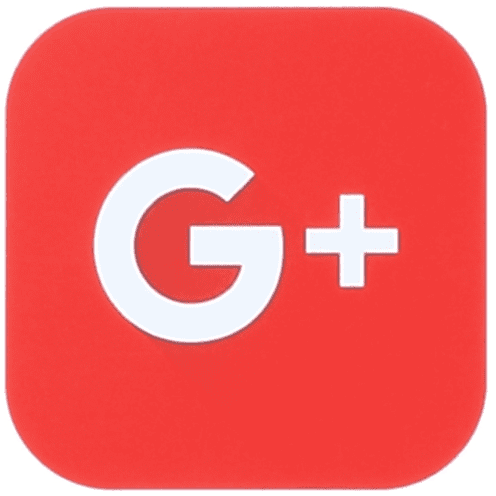 A red google plus icon with white letters.